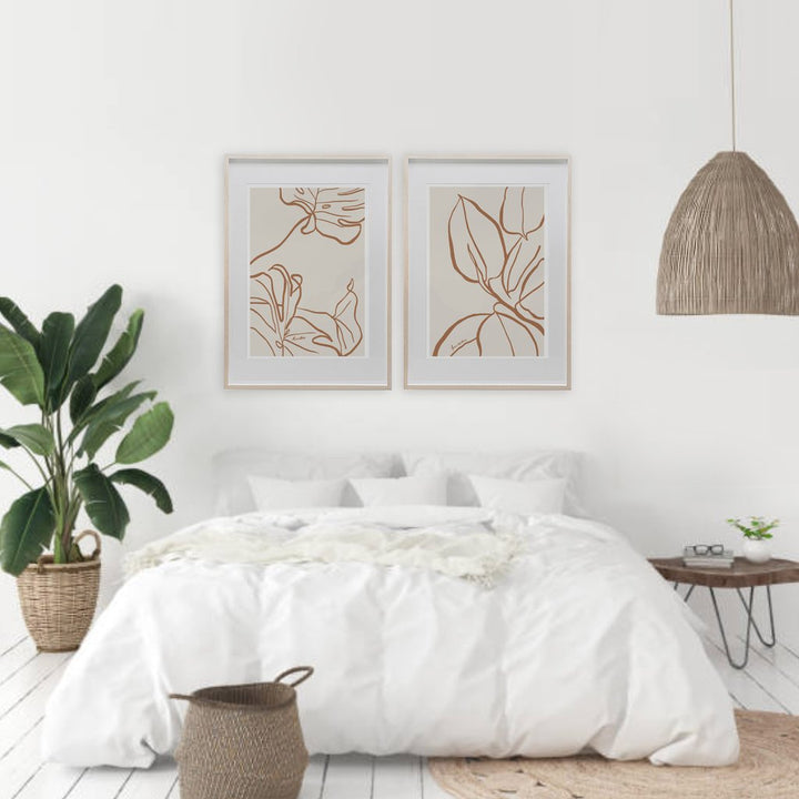 MAIKO NAGAO | Ficus Lines A4  - Sienna * Excludes Frame | Shut the Front Door