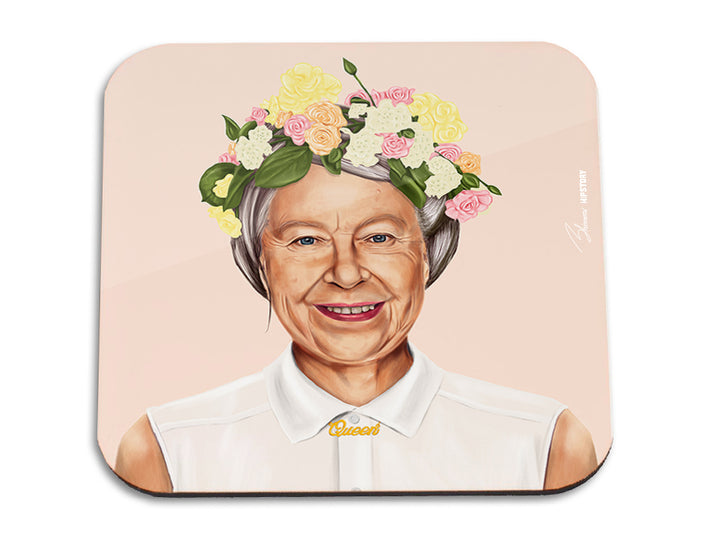 Hipstory | Hipstory Coaster - Queen Elizabeth | Shut the Front Door