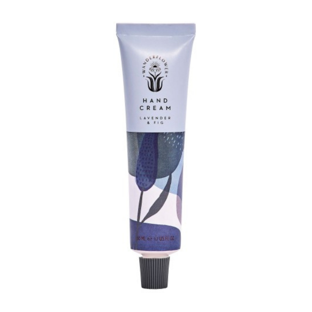 Wanderflower | Hand Cream 50ml - Lavender & Fig | Shut the Front Door