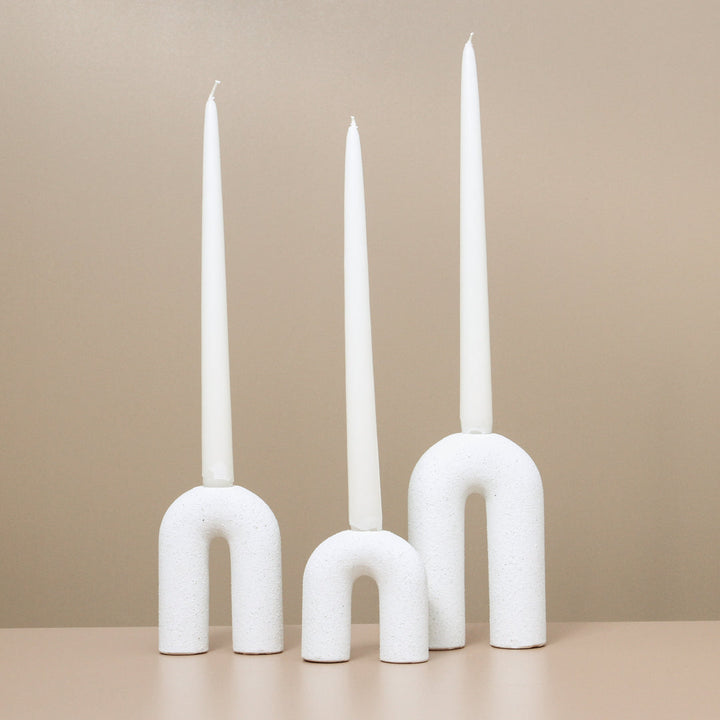 INDIGO LOVE | Halley Candlestand White - Large | Shut the Front Door