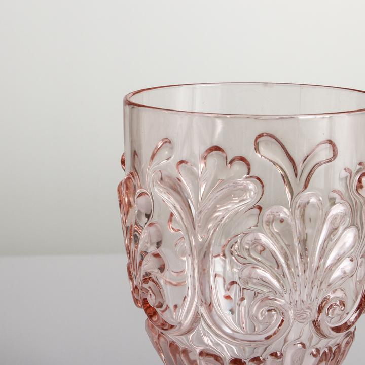 INDIGO LOVE | Flemington Acrylic Wine Glass - Pale Pink | Shut the Front Door