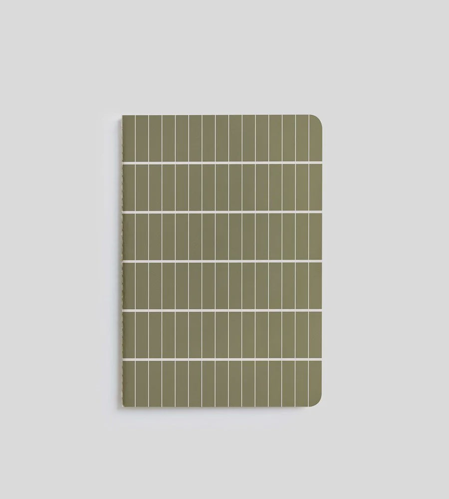 Lettuce | Notebook Tile Olive | Shut the Front Door