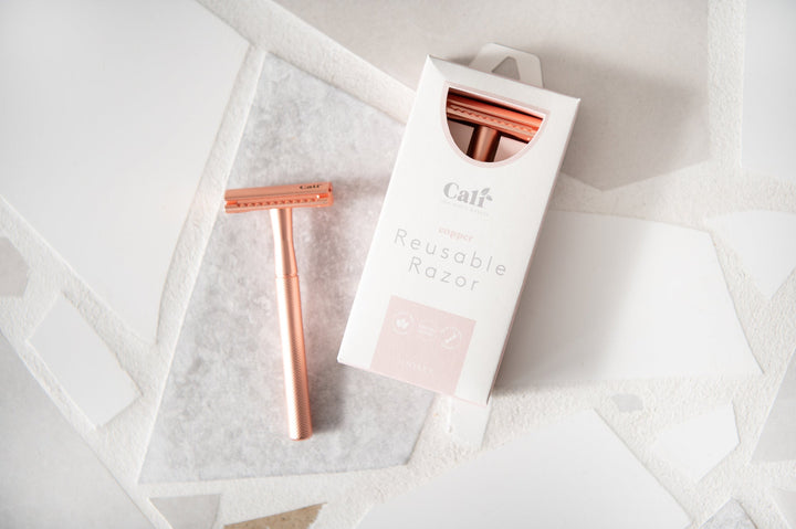 CaliWoods | Long-Handled Copper Razor | Shut the Front Door