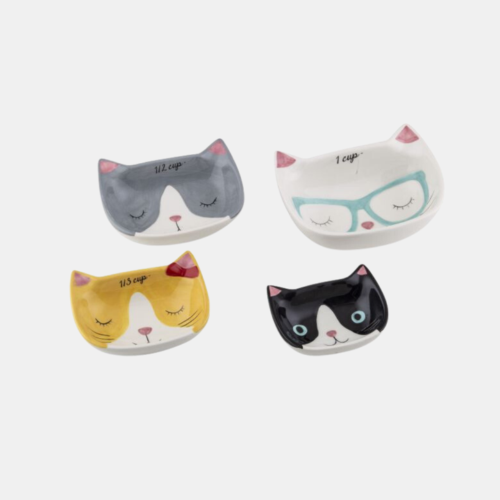 Davis & Waddell | Cat Measuring Cups - Set of 4 | Shut the Front Door