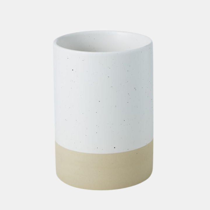 Davis & Waddell | Jenson Utensil Holder - Speckled  White | Shut the Front Door