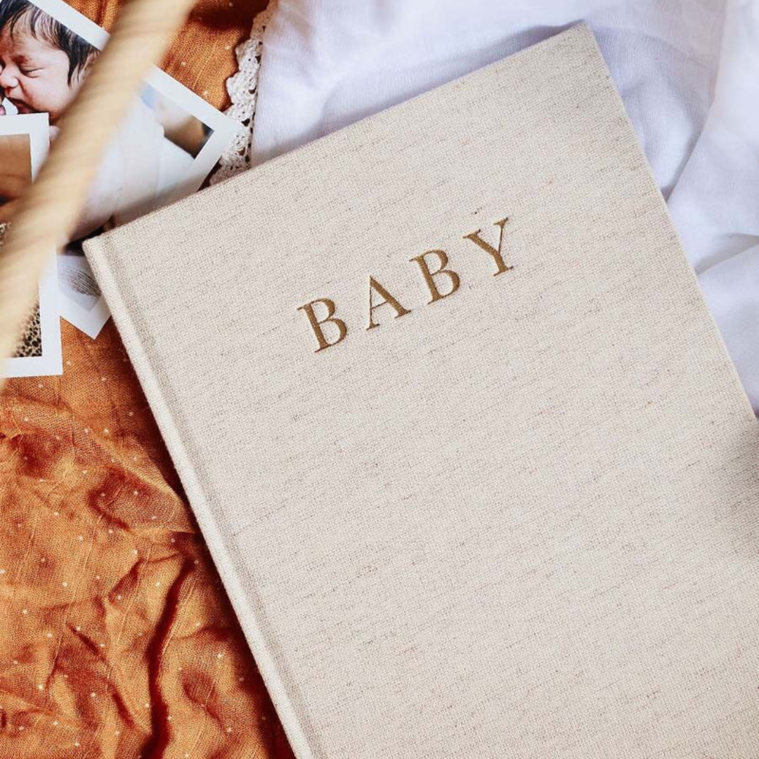 Write to Me Stationery | Baby Journal - Birth to Five Years Oatmeal | Shut the Front Door