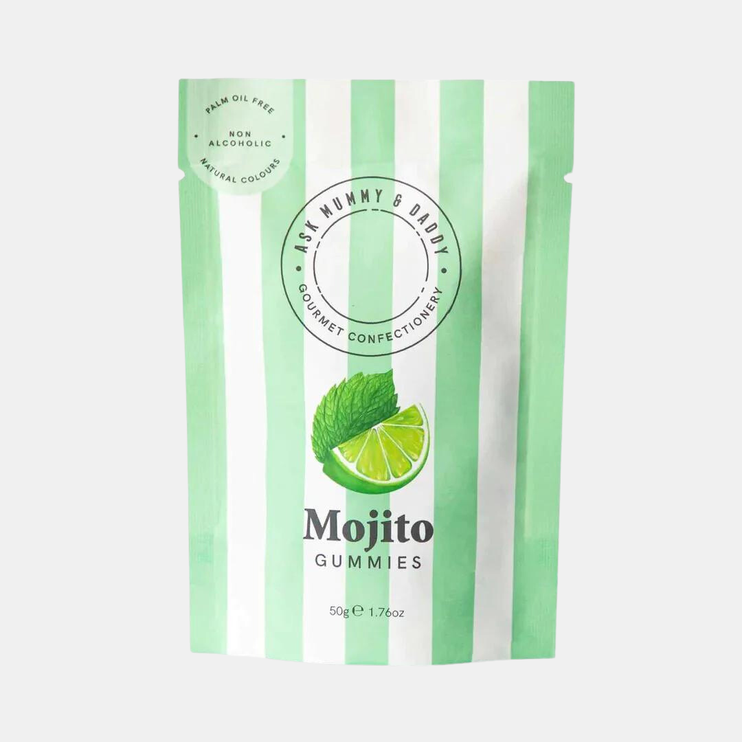 Ask Mummy & Daddy | Mojito Gummies 50g | Shut the Front Door