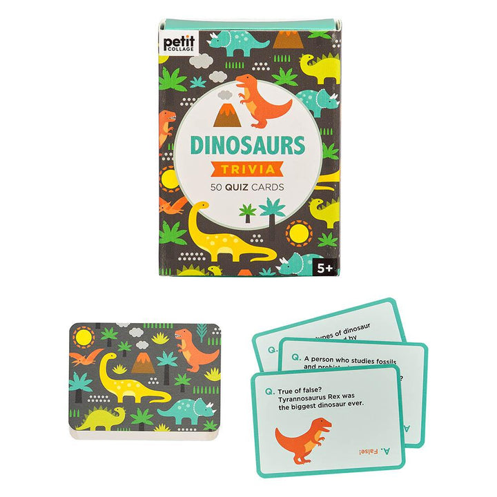 Petit Collage | Dinosaurs Trivia Cards | Shut the Front Door