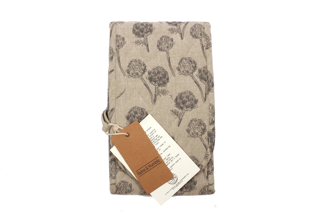 Raine & Humble | Artichoke Double Oven Glove - Charcoal | Shut the Front Door