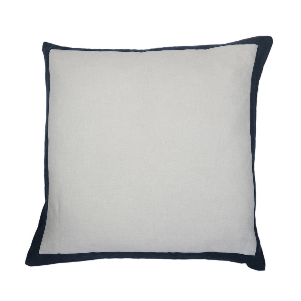 Raine & Humble | Elegance Linen Cushion 50cm - Nautic | Shut the Front Door