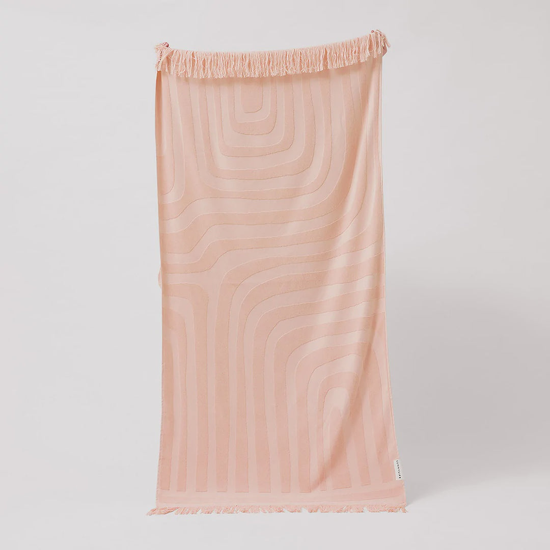 Sunnylife | Luxe Towel - Surf Salmon | Shut the Front Door