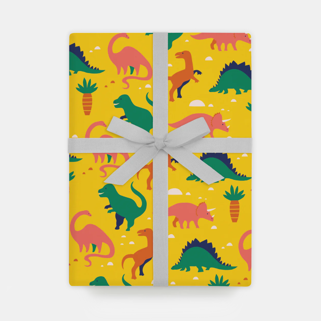 Lagom | Gift Wrap Sheet Dinosaur | Shut the Front Door