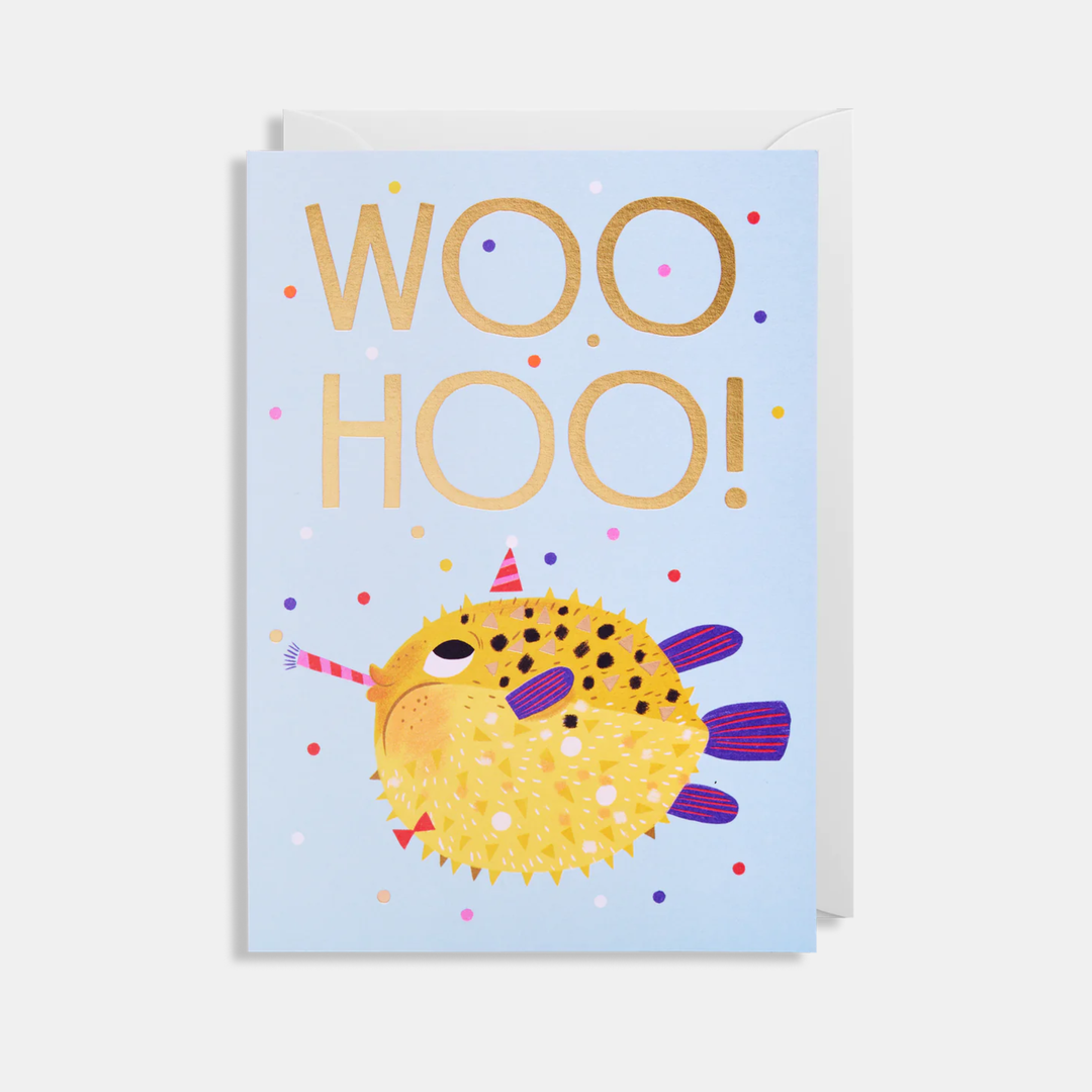 Lagom | Card Woohoo Puffer Greeting | Shut the Front Door