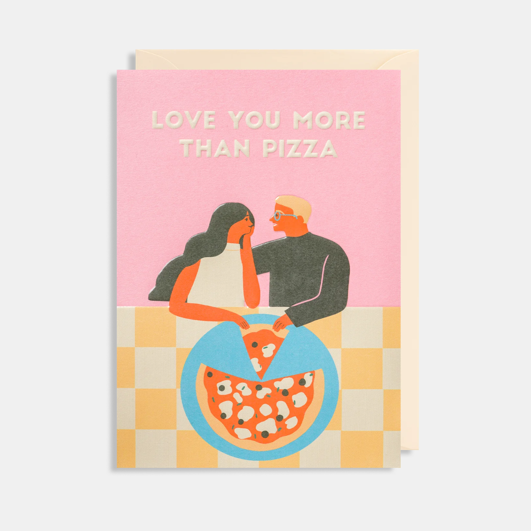 Lagom | Card Love You More Thank Pizza | Shut the Front Door