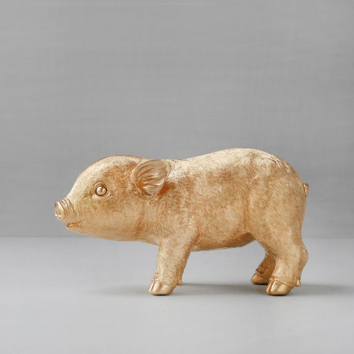 White Moose | Pig Money Box GOLD | Shut the Front Door