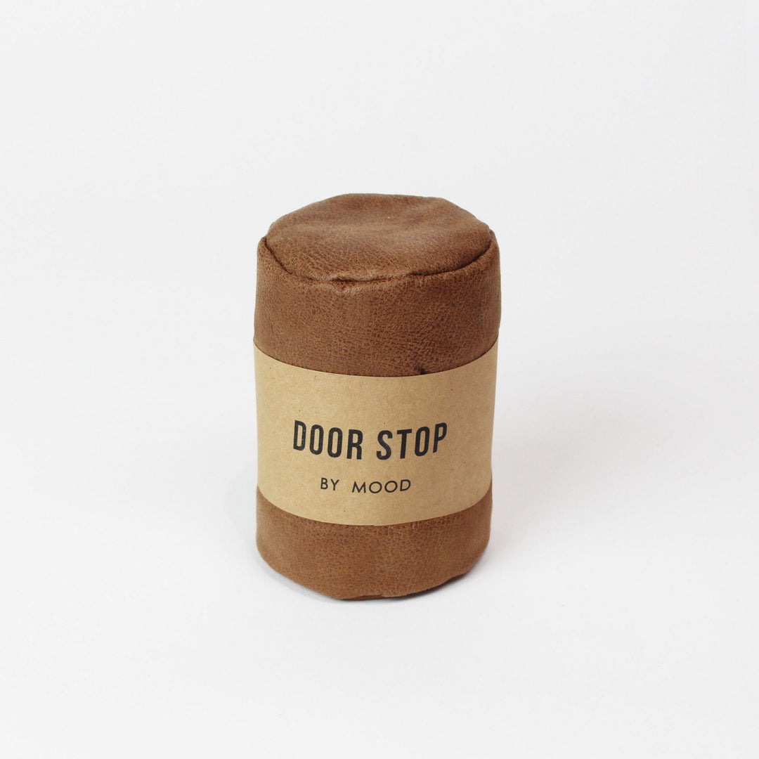 Camden Co | Door Stop Leather Brown | Shut the Front Door